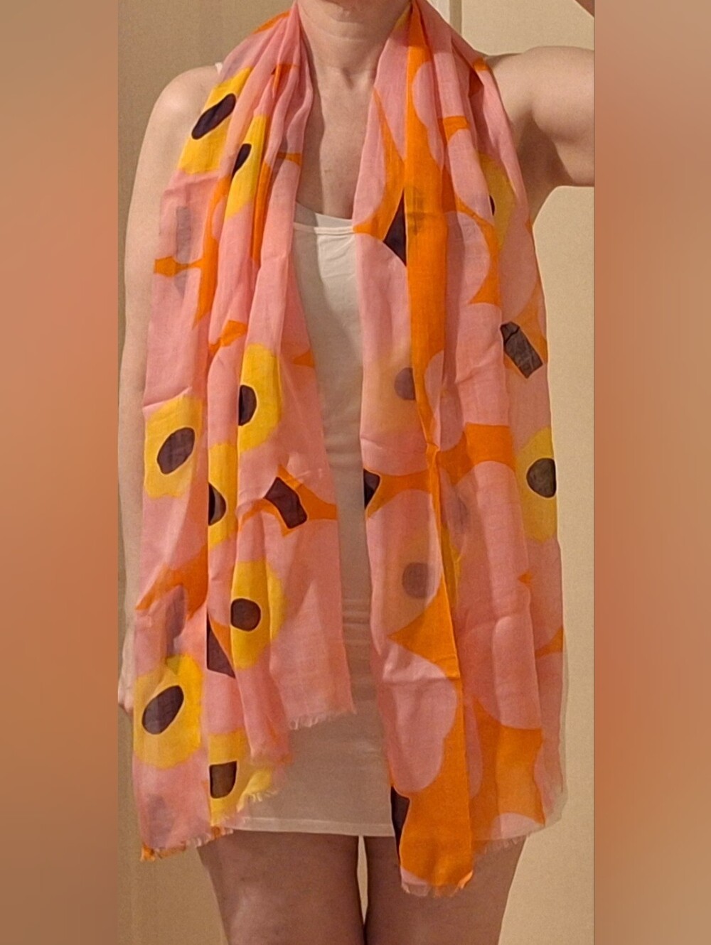 🌸Pink, Flowers Shawl/Wrap🌸